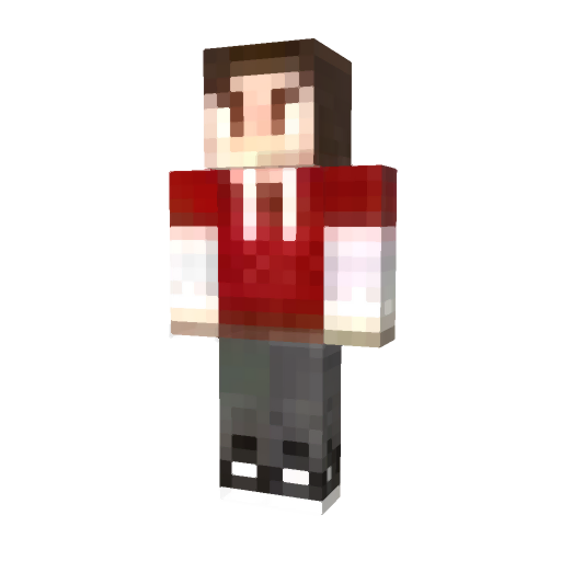 Classic boy skin with jeans red sweater - Skin for Minecraft by Joshua ...